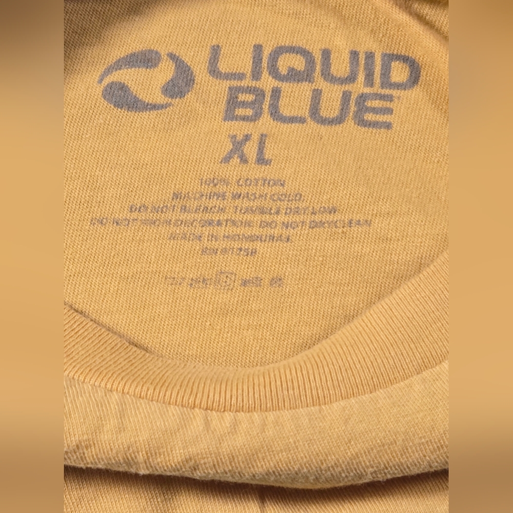 ​Liquid Blue Creedence Clearwater Revival CCR Graphic Tee Yellow XL - Picture 4 of 8